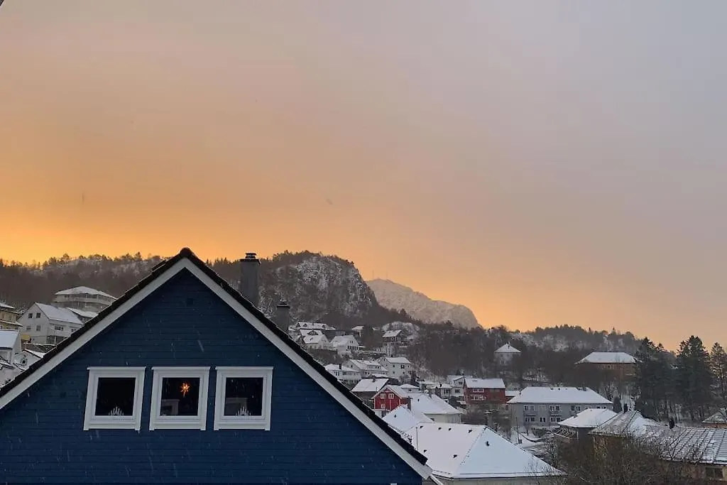 Cosy House With Sunny Terrace, Garden And Fjord View Villa Bergen Norveç
