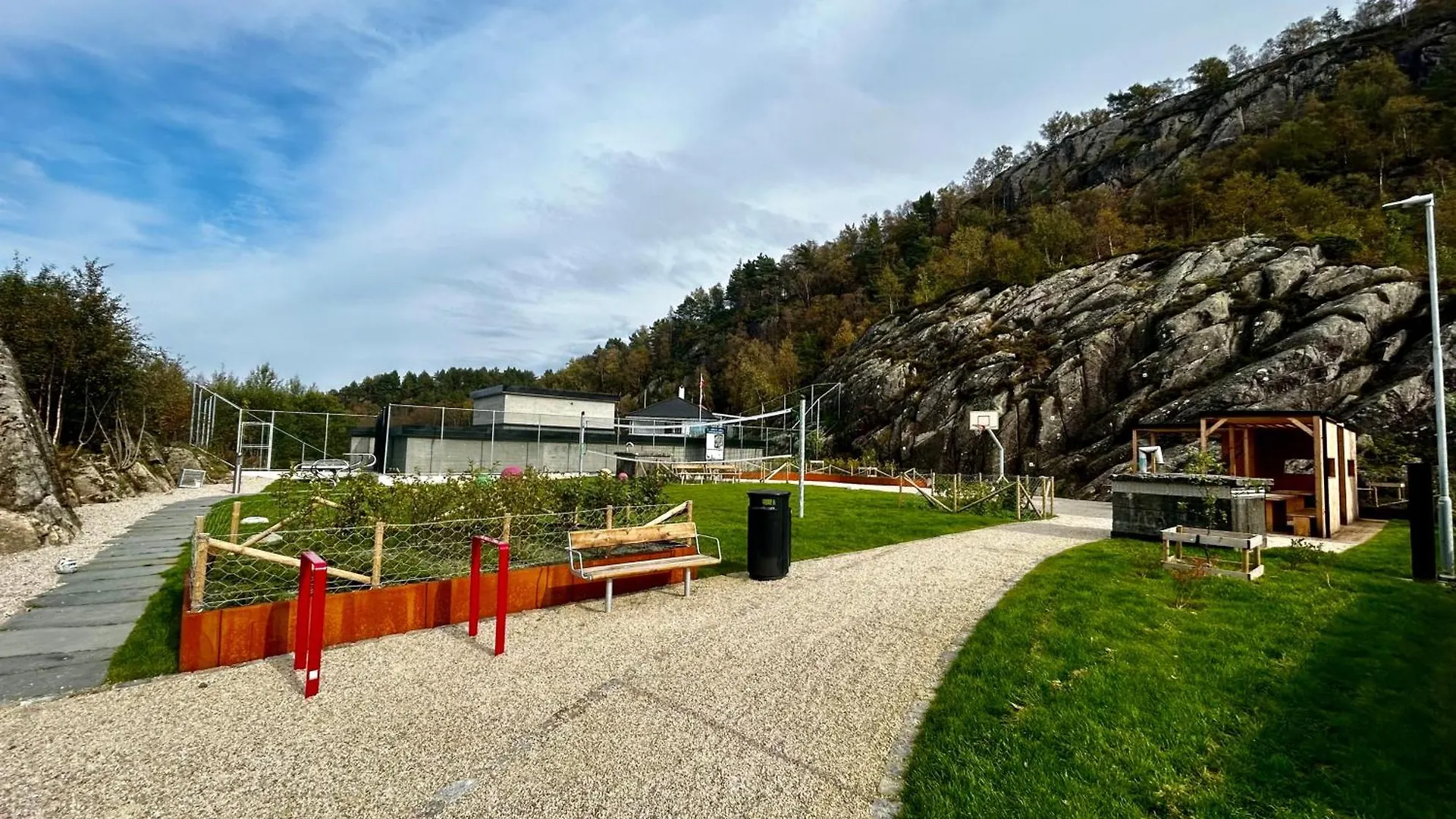 펜션 베르겐 Cosy House With Sunny Terrace, Garden And Fjord View 빌라
